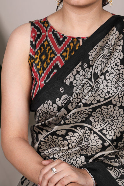 Experience the beauty of traditional Kalamkari prints SS790