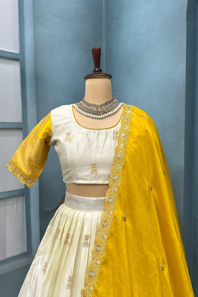 Kanjivaram silk full stiched Lehenga SS795