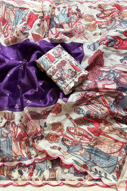 Light Weight Kota Chex Saree SS797
