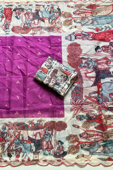 Light Weight Kota Chex Saree SS797