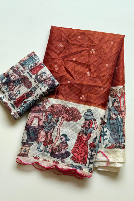 Light Weight Kota Chex Saree SS797