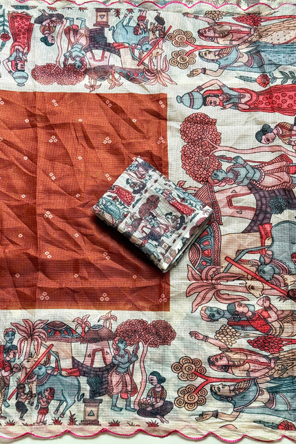 Light Weight Kota Chex Saree SS797