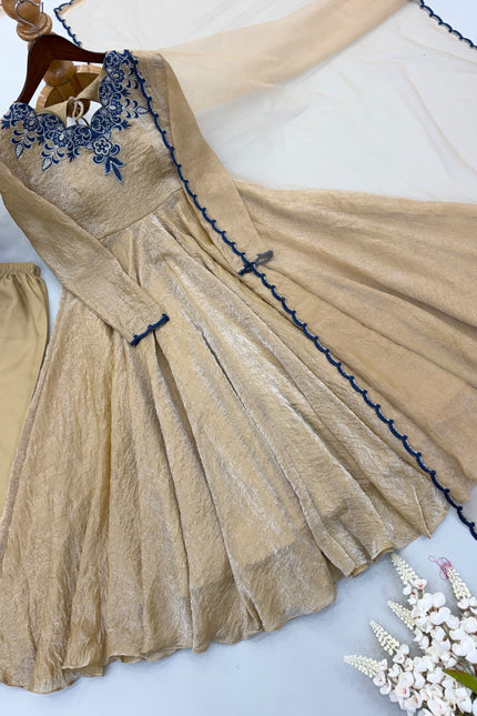 Doremon Crush Embroidery thread work anarkali SS807