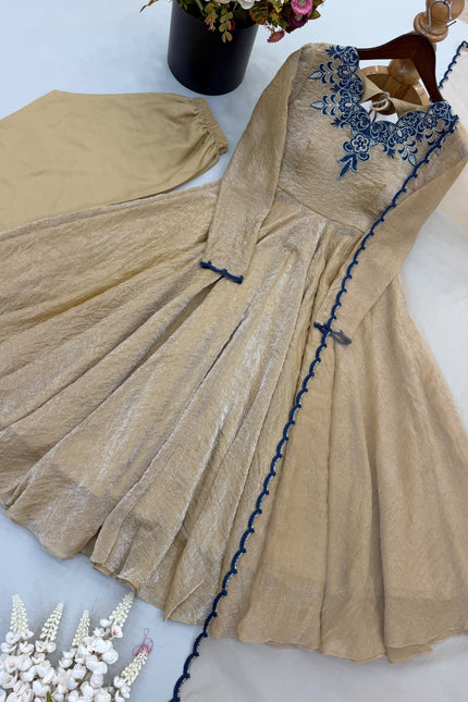 Doremon Crush Embroidery thread work anarkali SS807