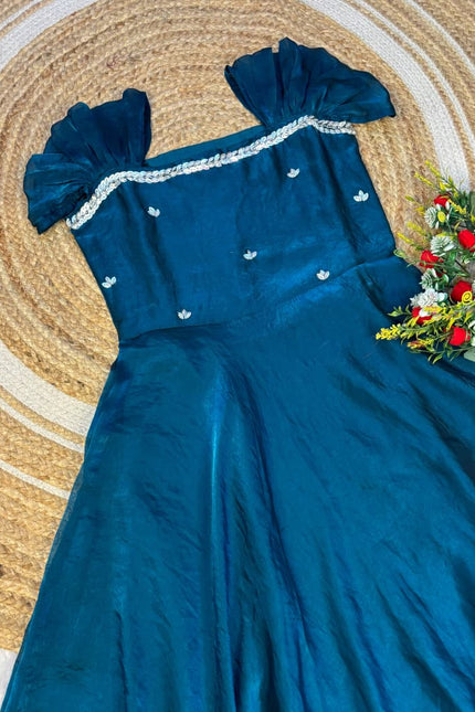 Premium space silk  functional wear Maxi gown SS802