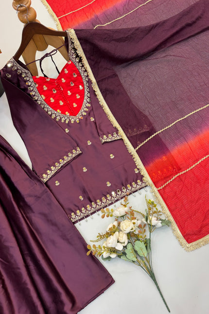 French Crap With Real Mirror Ethnic Wear SS808