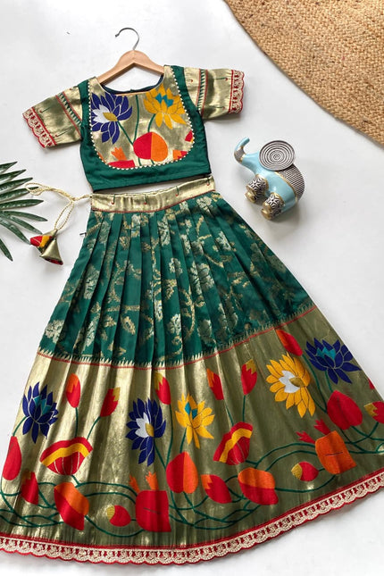 Festive-ready skirt and top set for girls SS814