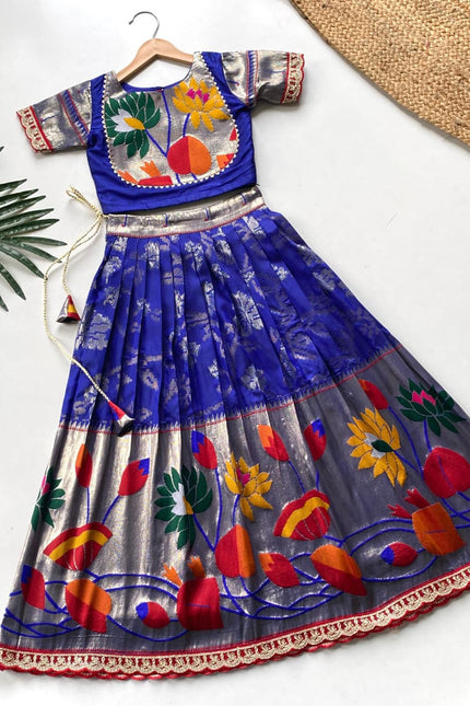 Festive-ready skirt and top set for girls SS814