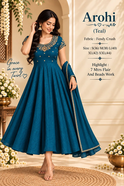 Elevate your wardrobe with this Anarkali Set SS877
