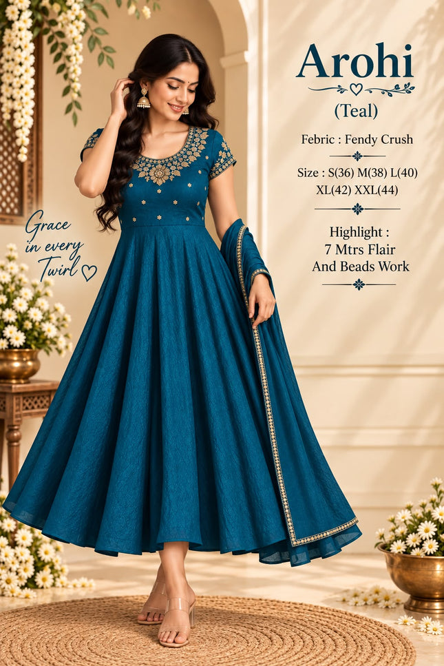 Elevate your wardrobe with this Anarkali Set SS877