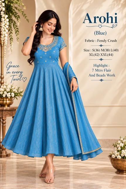 Elevate your wardrobe with this Anarkali Set SS877