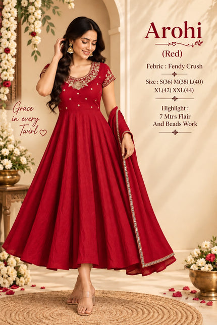 Elevate your wardrobe with this Anarkali Set SS877