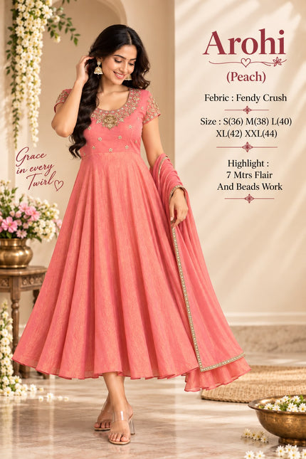 Elevate your wardrobe with this Anarkali Set SS877