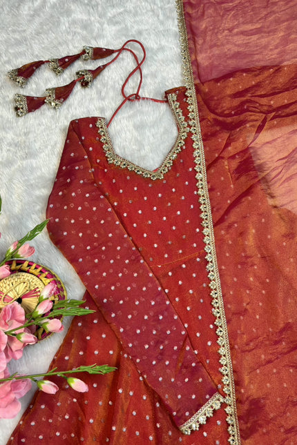 Party wear gown with dupatta SS878