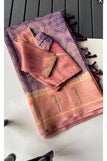 Unstitched blouse / Dusty purple