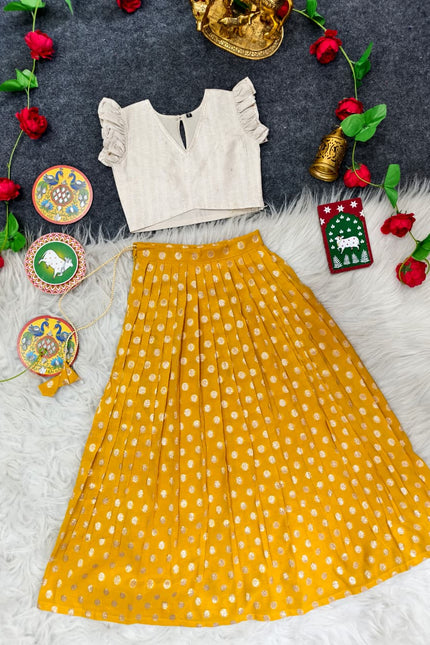 Polka Lehenga Choli for Girl SS894