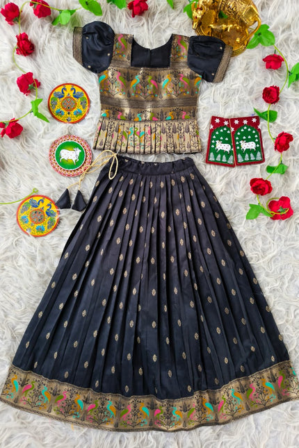 Elegant ethnic Girls skirt and top  SS895