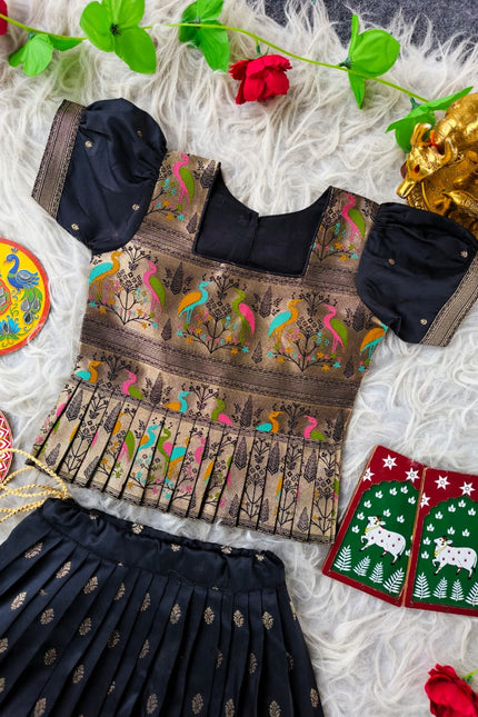 Elegant ethnic Girls skirt and top  SS895