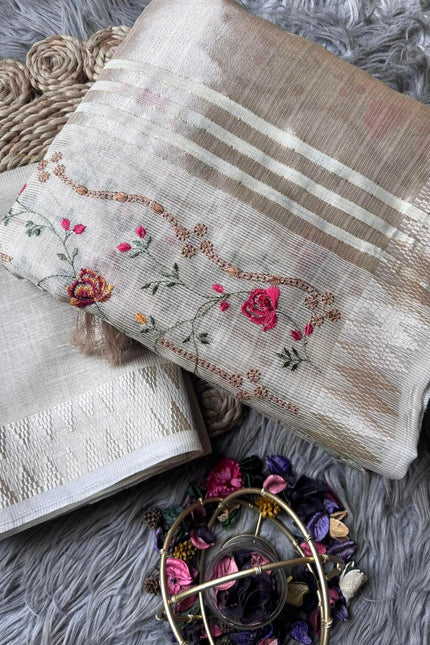 Soft Banarsi Tissue Silk Saree SS887