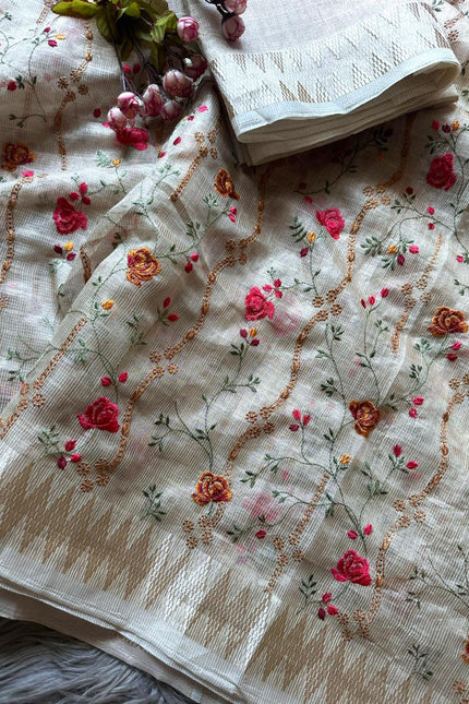 Soft Banarsi Tissue Silk Saree SS887