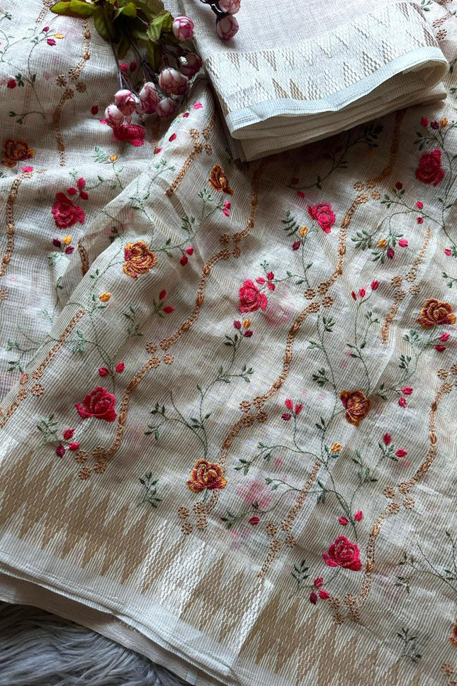 Soft Banarsi Tissue Silk Saree SS887