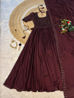 Maroonish Brown