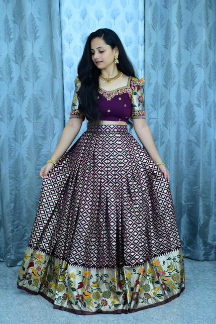 Beautiful Pythani Daman Lehanga SS915