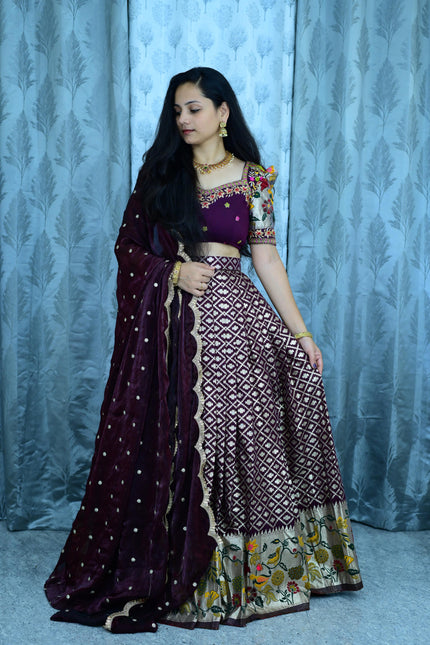 Beautiful Pythani Daman Lehanga SS915