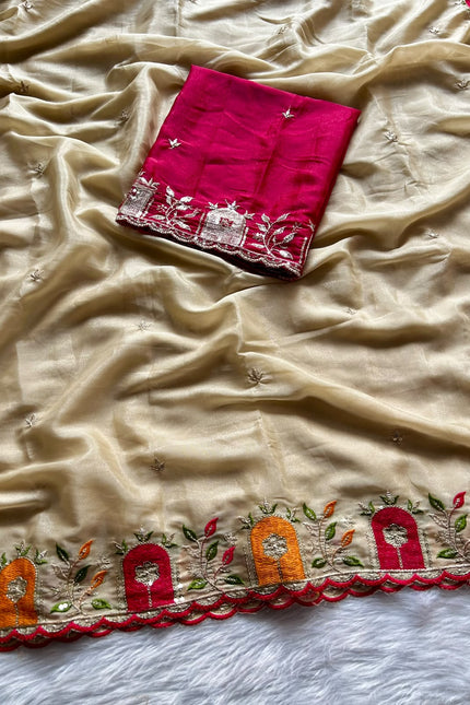 Star georgette sarees SS903