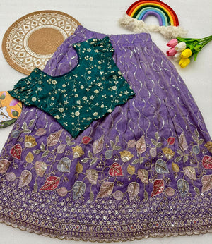 Lavender & green