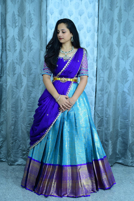 soft Banarasi Maggam work Family combo SS910