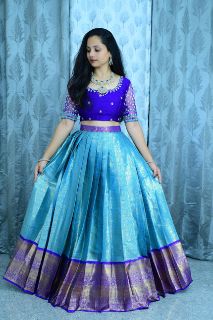 soft Banarasi Maggam work Family combo SS910