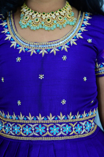 soft Banarasi Maggam work Family combo SS910