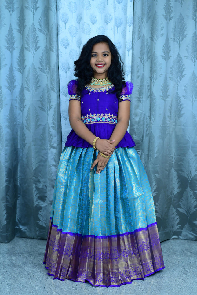 soft Banarasi Maggam work Family combo SS910