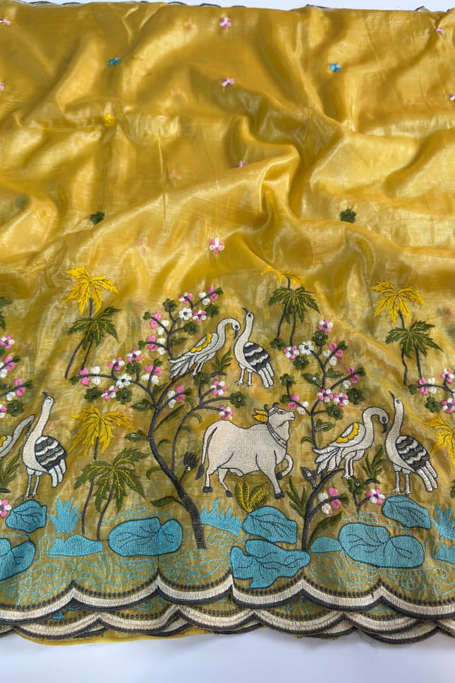 Pichwai heritage meets lite weight grace Saree SS937