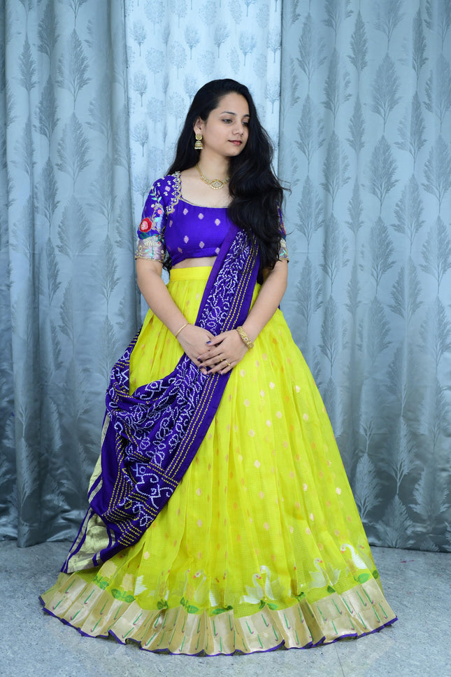 Pure soft Kota Maggam work Family combo SS909