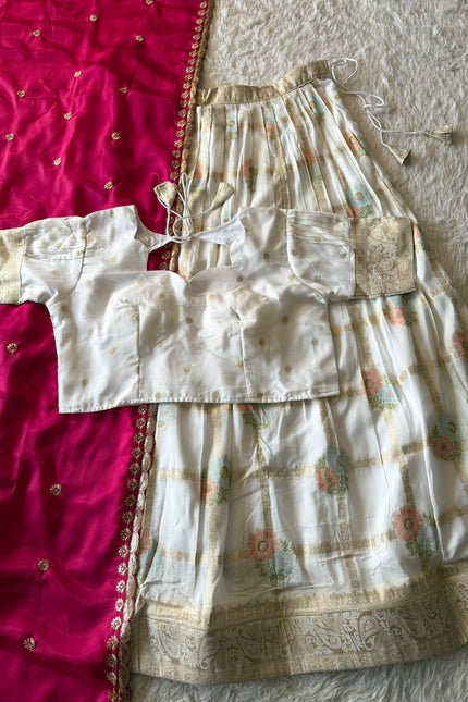 Floral Chex Theme Lehenga SS918