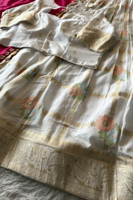 Floral Chex Theme Lehenga SS918