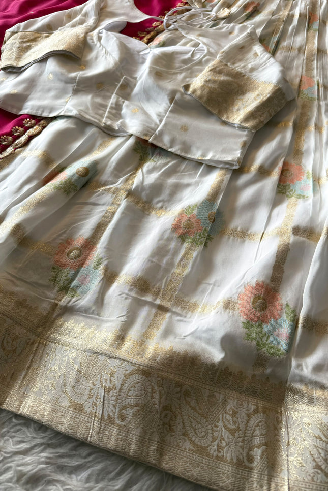 Floral Chex Theme Lehenga SS918