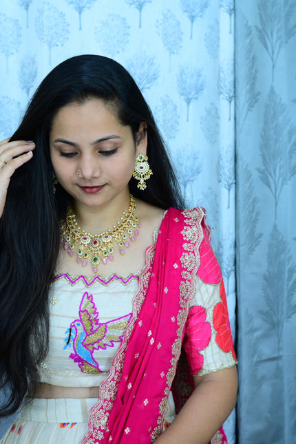 Soft pure banglore silk floral design festive collection SS962