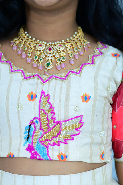 Soft pure banglore silk floral design festive collection SS962