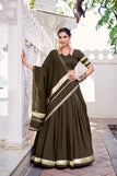 S-36 upto XL-42 fits free size alteration compulsory / Brown