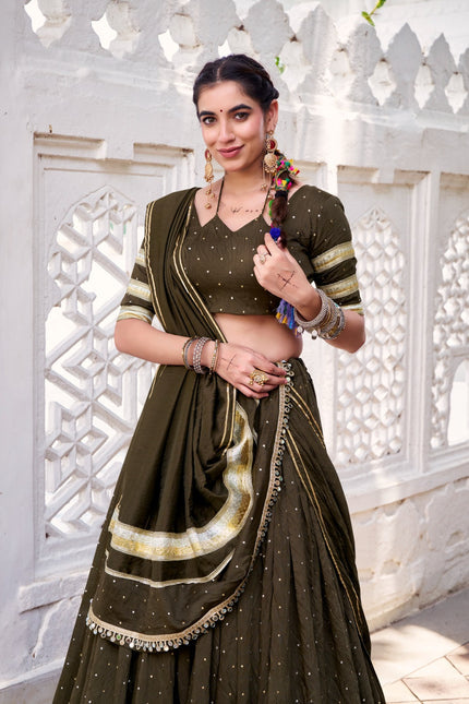 Chanderi classics in four soulful shades SS943