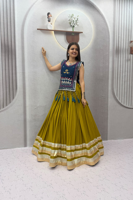 Navratri Special Hand Work Lehenga  SS945