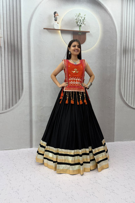 Navratri Special Hand Work Lehenga  SS945