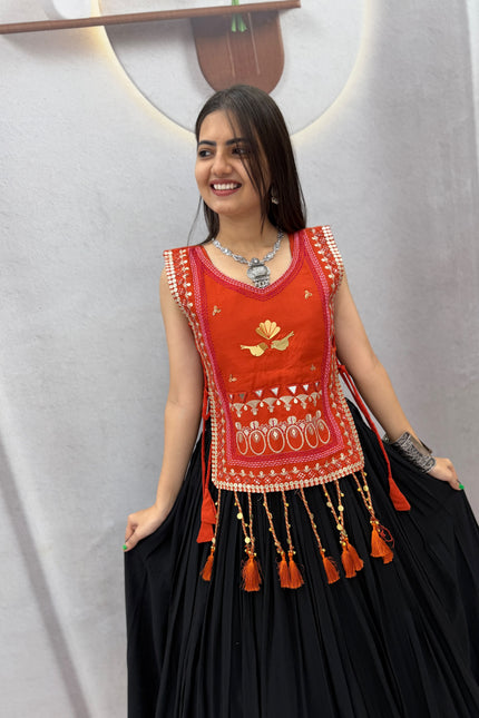 Navratri Special Hand Work Lehenga  SS945