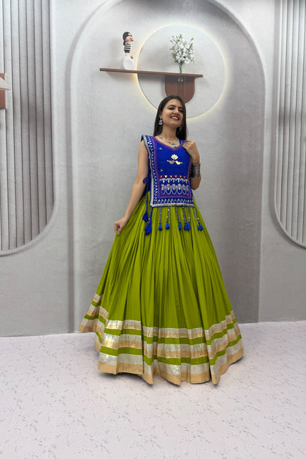 Navratri Special Hand Work Lehenga  SS945