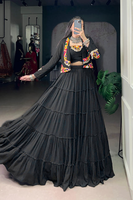 Navratri Special Collection Crop Top Set SS944