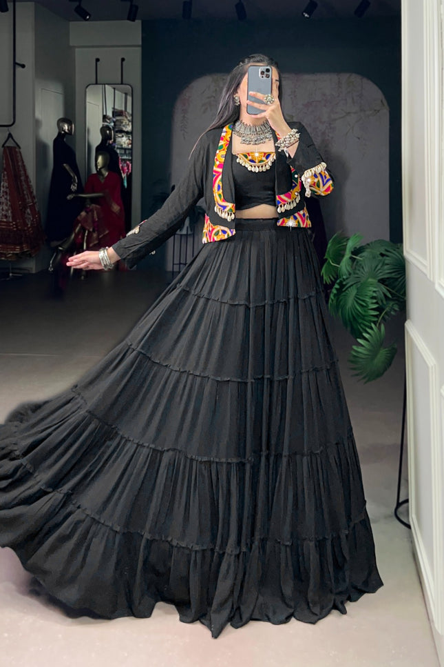Navratri Special Collection Crop Top Set SS944
