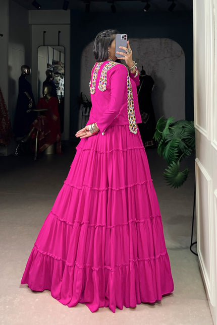 Navratri Special Collection Crop Top Set SS944